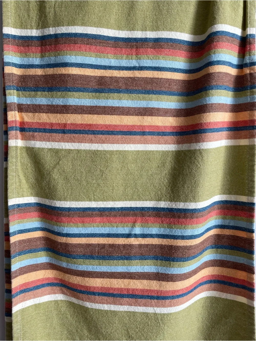 100% cotton table runner southwest desert boho western striped tassel fringe 90